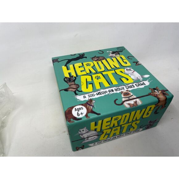 Herding Cats A 100 Meow An Hour Card Game NEW! SEALED! Family Night Fun - Picture 4 of 5